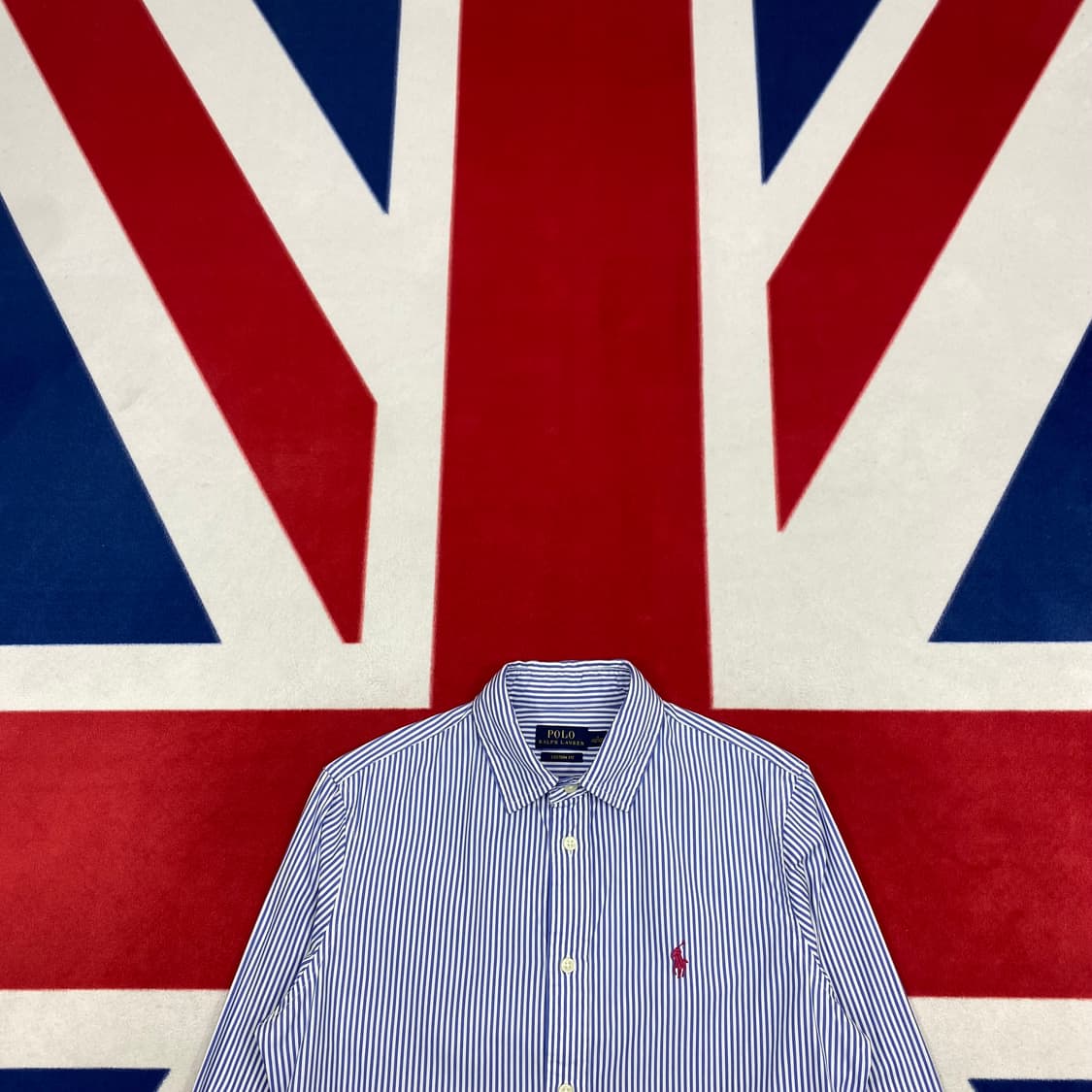 폴로 스트라이프 셔츠 실측 여성 55-55반 상품이미지2