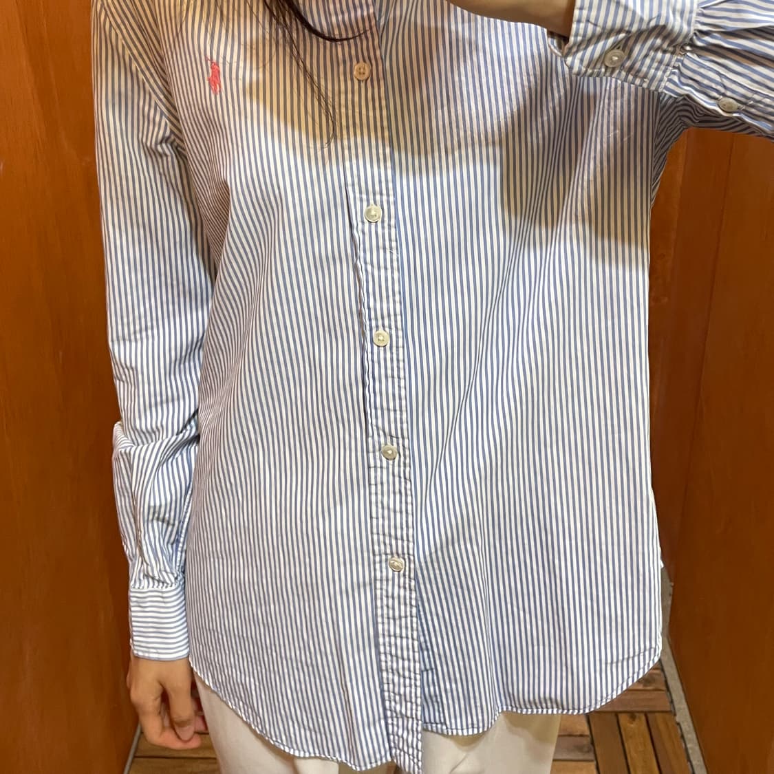 (M) POLO 폴로 랄프로렌 스트라이프 셔츠 상품이미지1