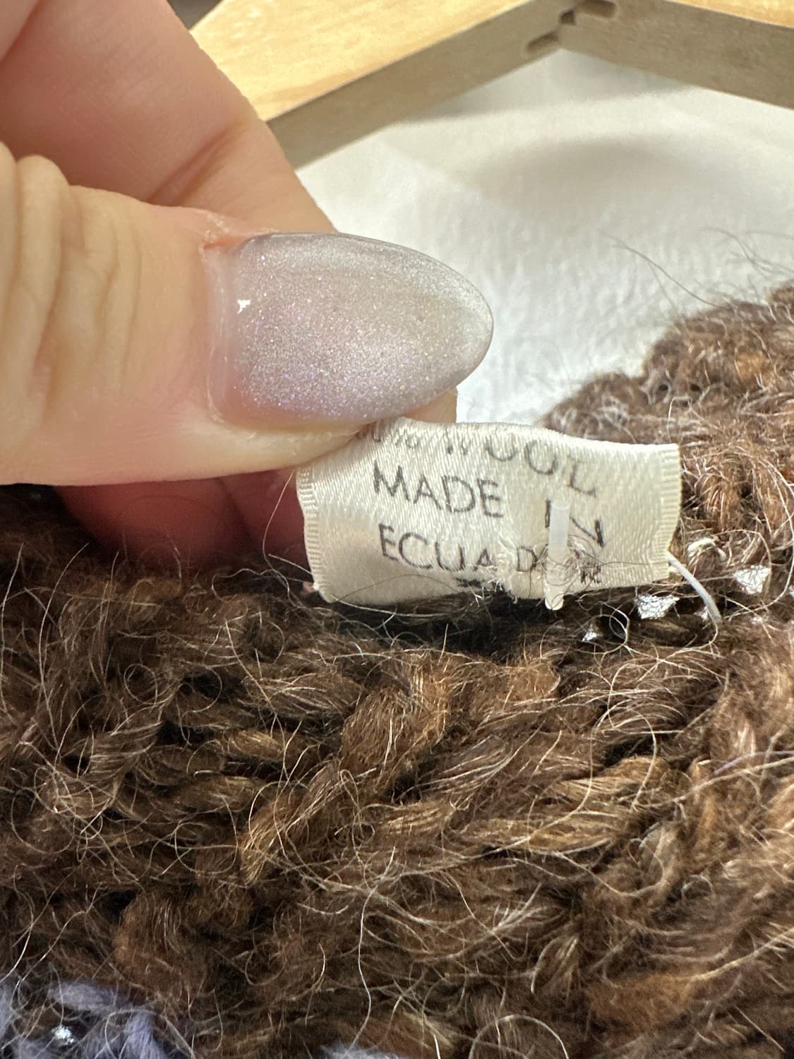 에콰도르 핸드메이드 울100% 빈티지 노르딕 페어아일 스웨터 상품이미지7