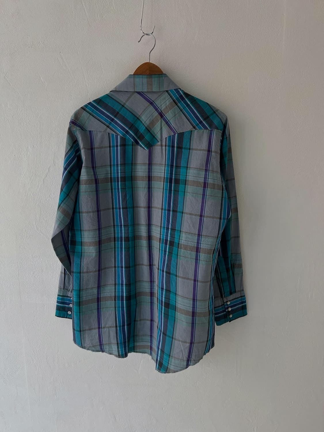 80's vtg Wrangler cowboy-cut  Western sh 상품이미지8
