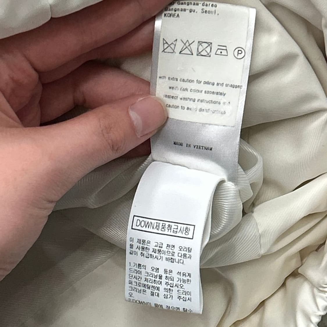 마쥬 폭스 퍼 트리밍 다운 패딩 점퍼 1 상품이미지7