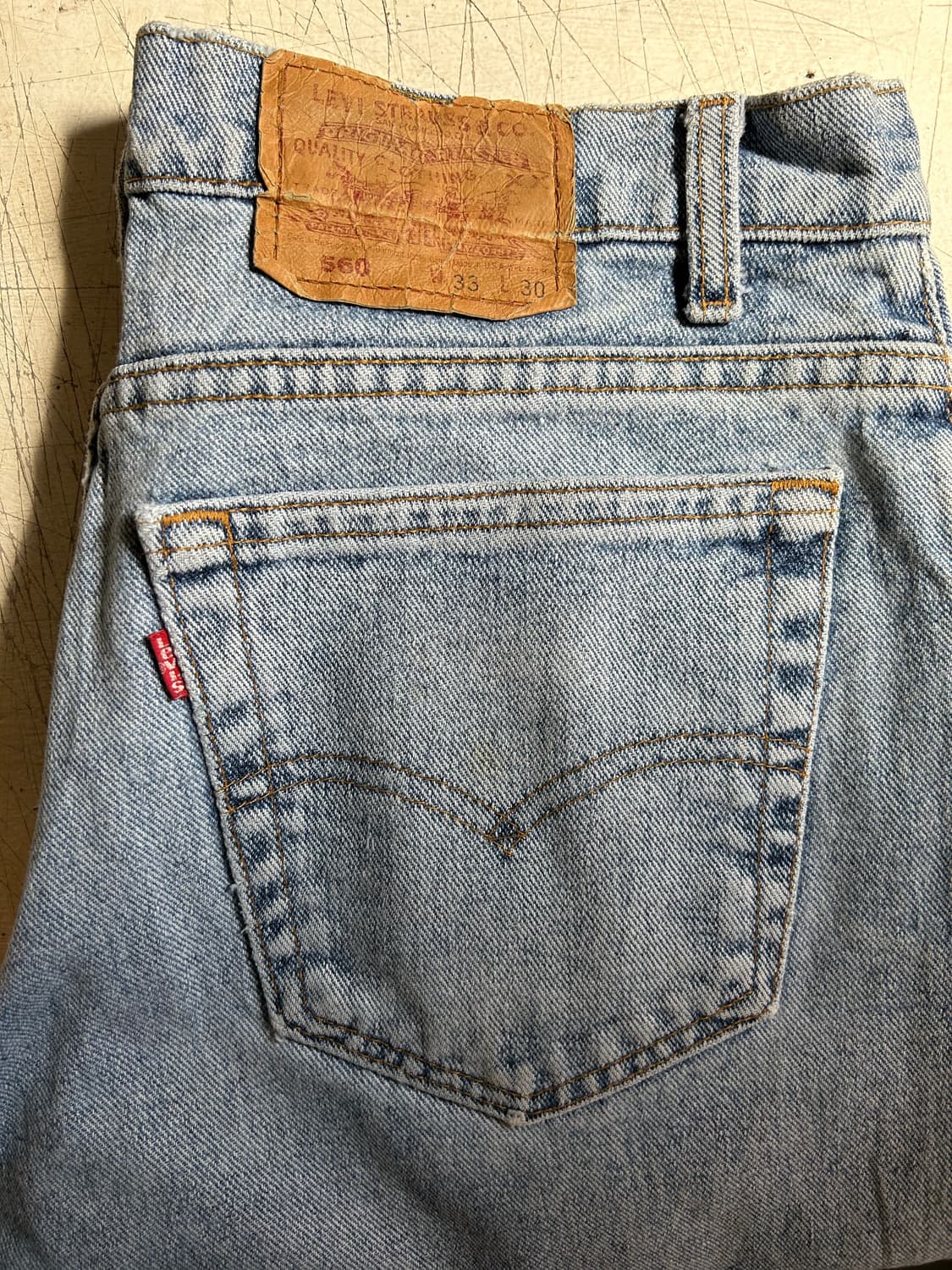 90’s Levi’s 560 U.S.A 상품이미지4