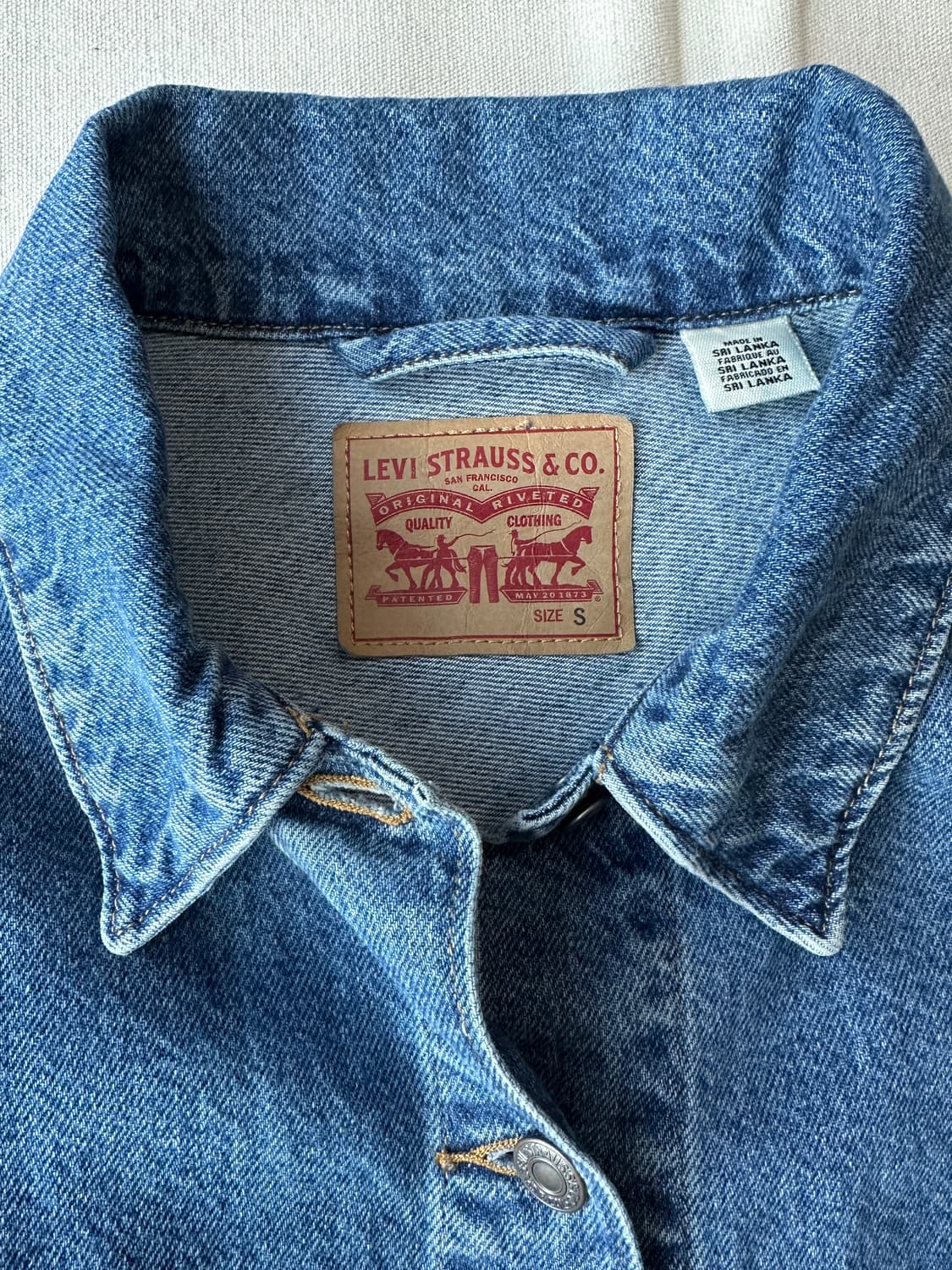 리바이스 셔츠형 데님 자켓 셔켓 100 상품이미지5