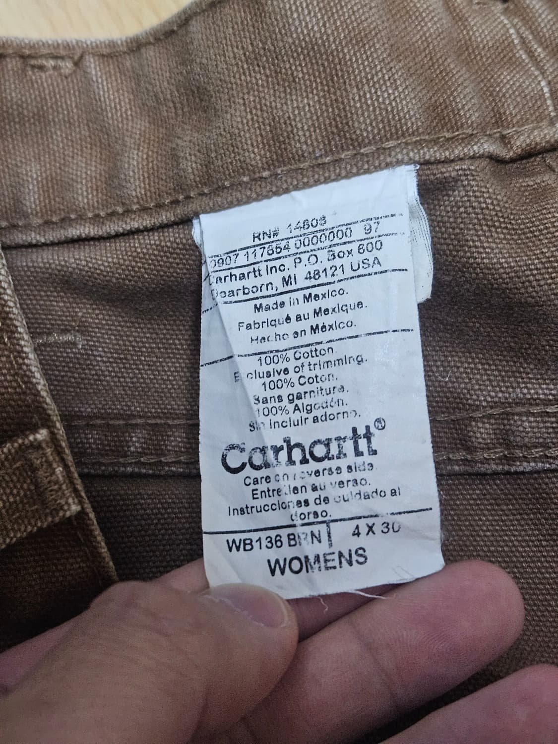 00s 칼하트 더블니 Wb136  상품이미지2