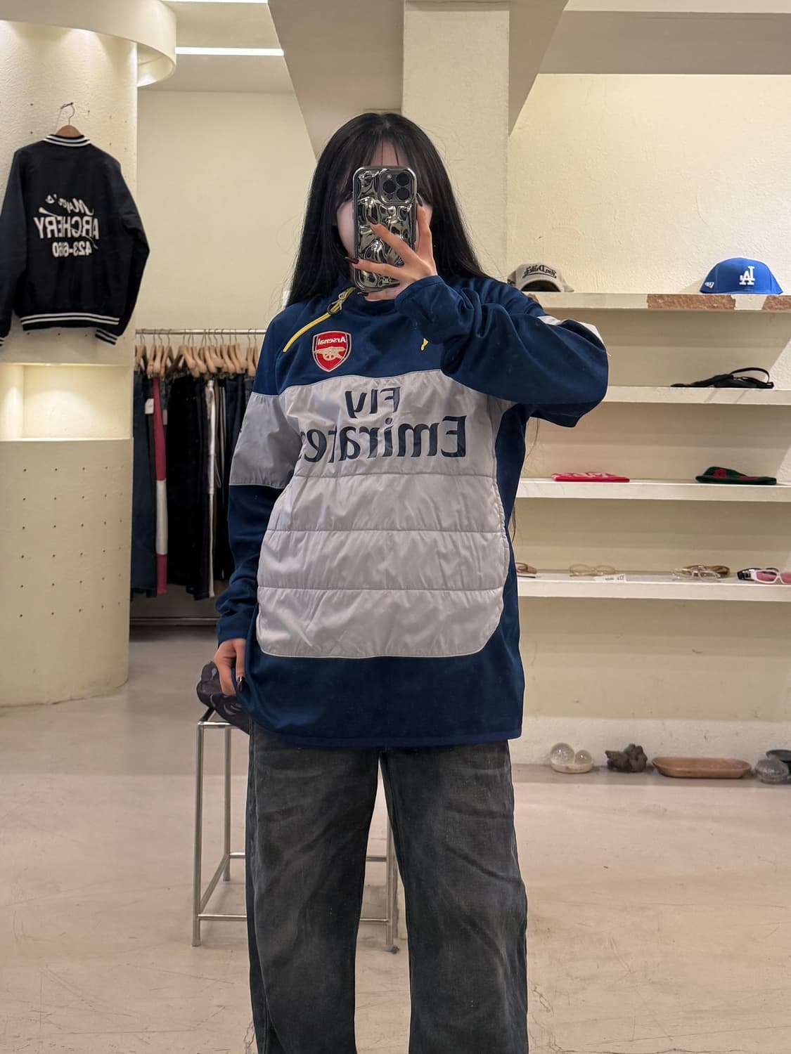 푸마 아스날 트레이닝 하프집업 U1708 상품이미지1