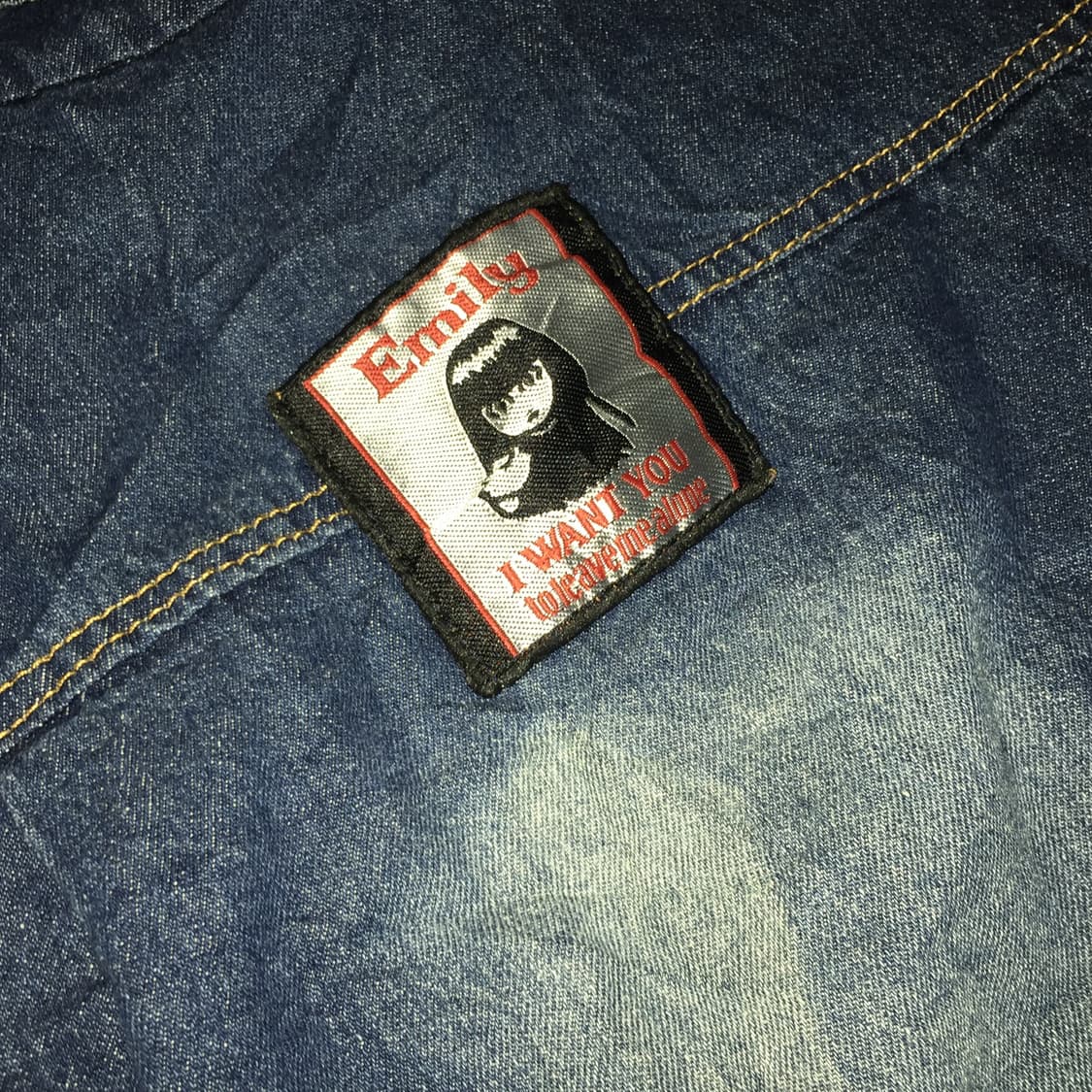 JPN 패치 데님 청자켓 상품이미지3