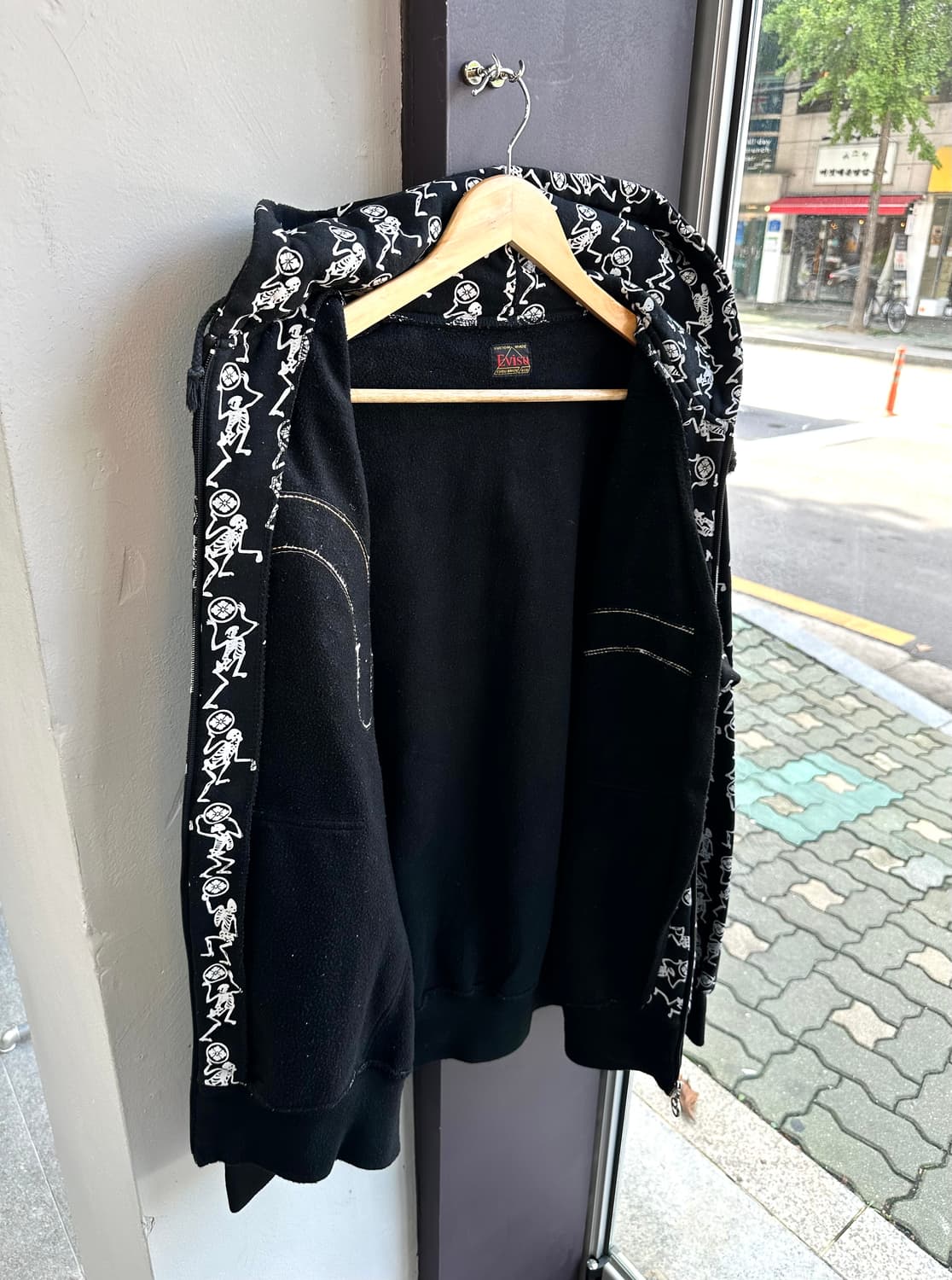2XL/ 에비수 90s 빅로고 커스텀메이드 후드집업 상품이미지7