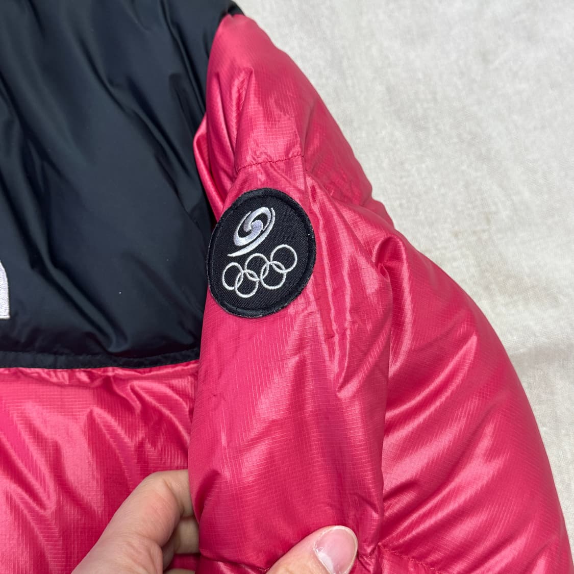 노스페이스 700 레드 눕시 패딩 105 상품이미지9