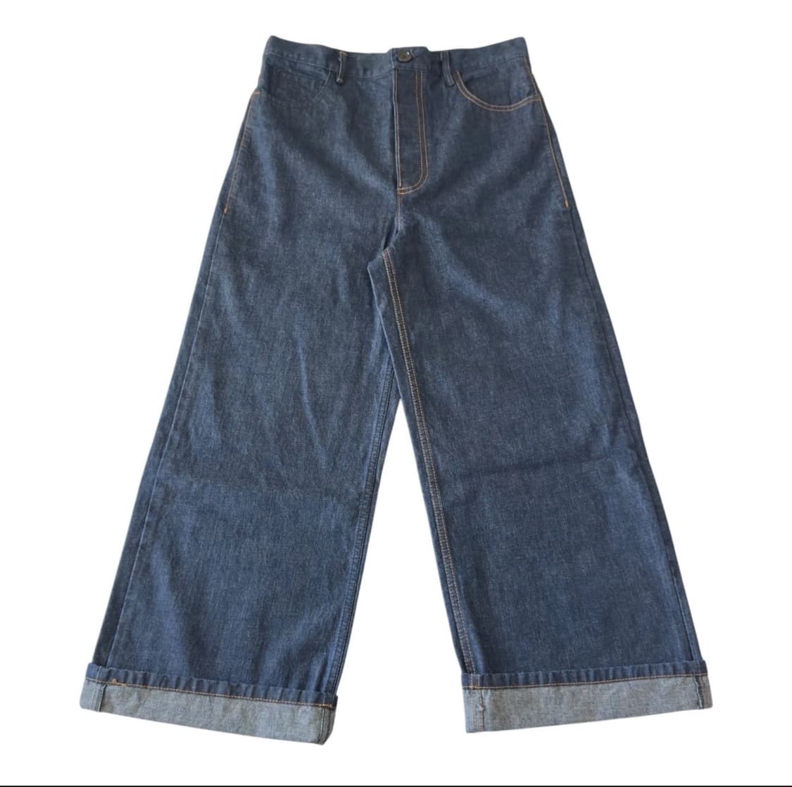 (M) 마리아노 magliano 언발란스 스티치 인디고 데님 진 팬츠 상품이미지1
