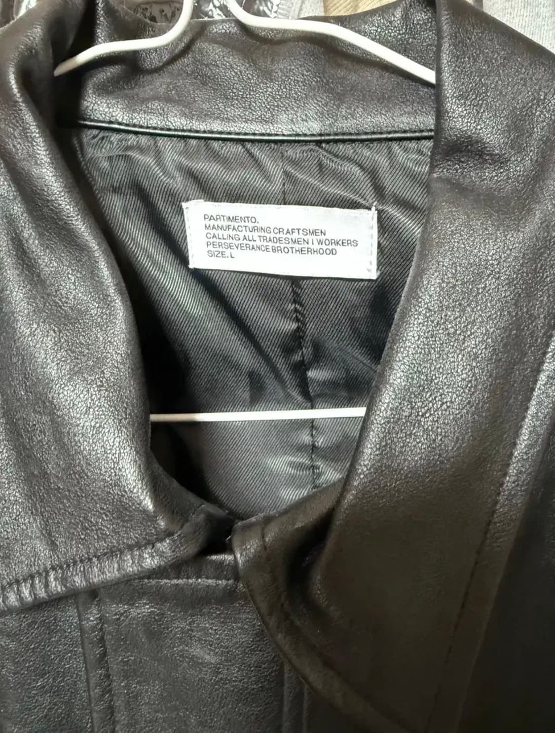 파르티멘토 레더 자켓 상품이미지3
