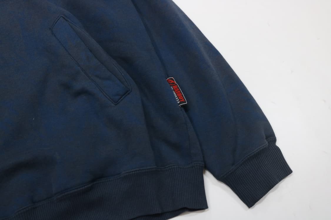 배드보이 빈티지 네이비 선페이딩 오버사이즈 후디 상품이미지5