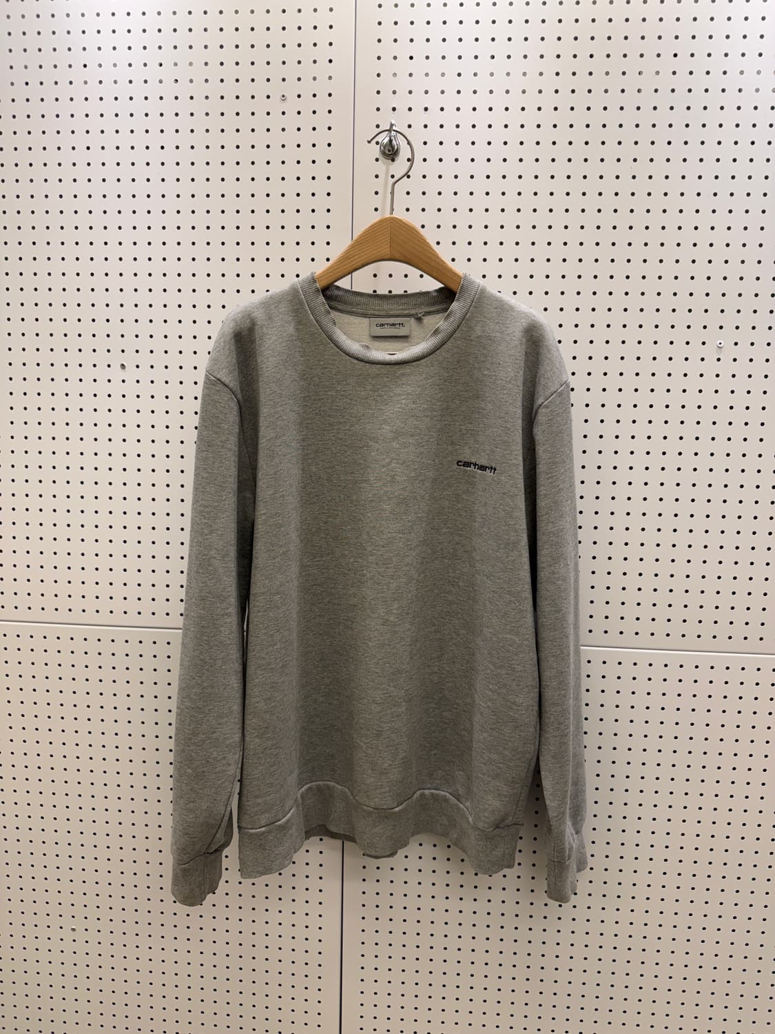 칼하트 기모 크루넥 스웻셔츠 그레이 U1257 상품이미지2