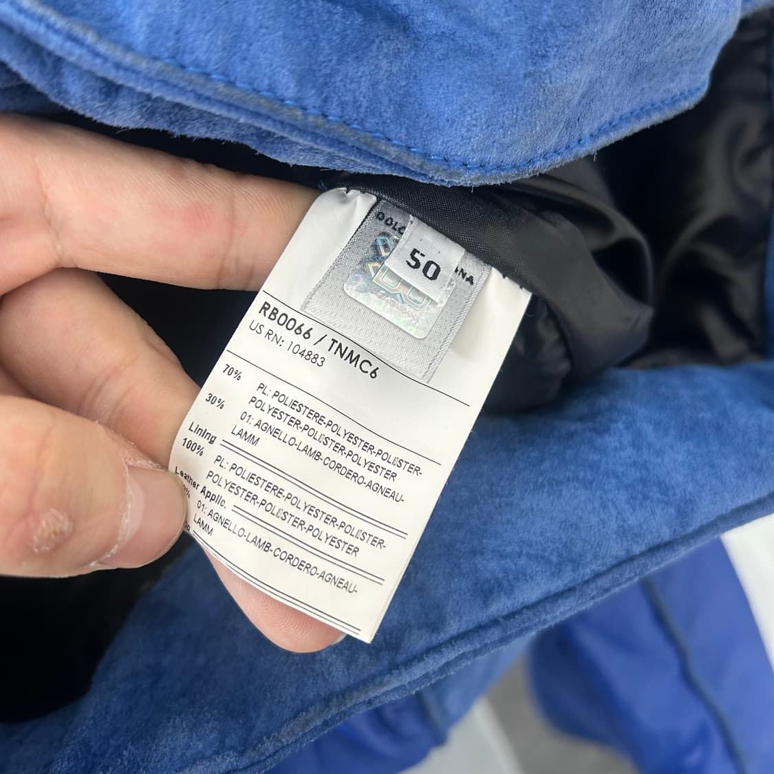 돌체앤가바나 07AW 멀티지퍼 램스킨 점퍼 자켓 상품이미지9