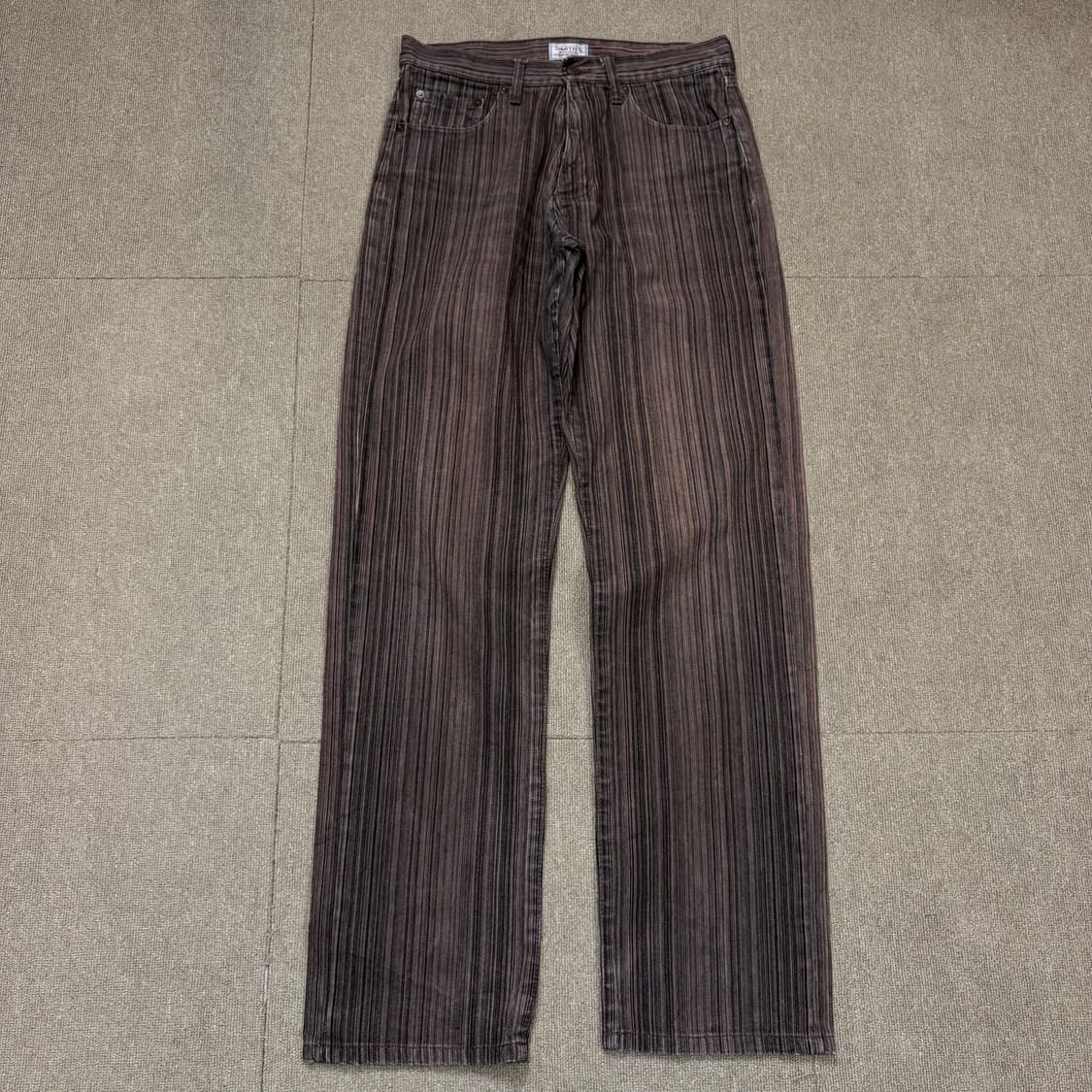 SMITHS AMERICAN 스미스 스트라이프 워싱 데님  상품이미지1