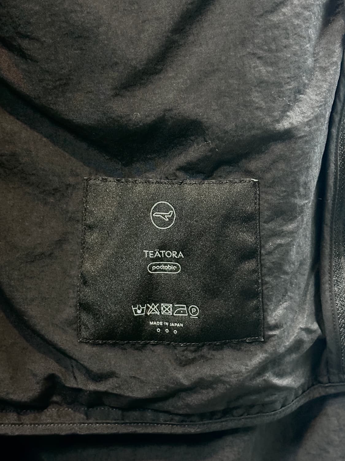 Teatora 패커블 디바이스 코트 (블랙, M) 상품이미지7