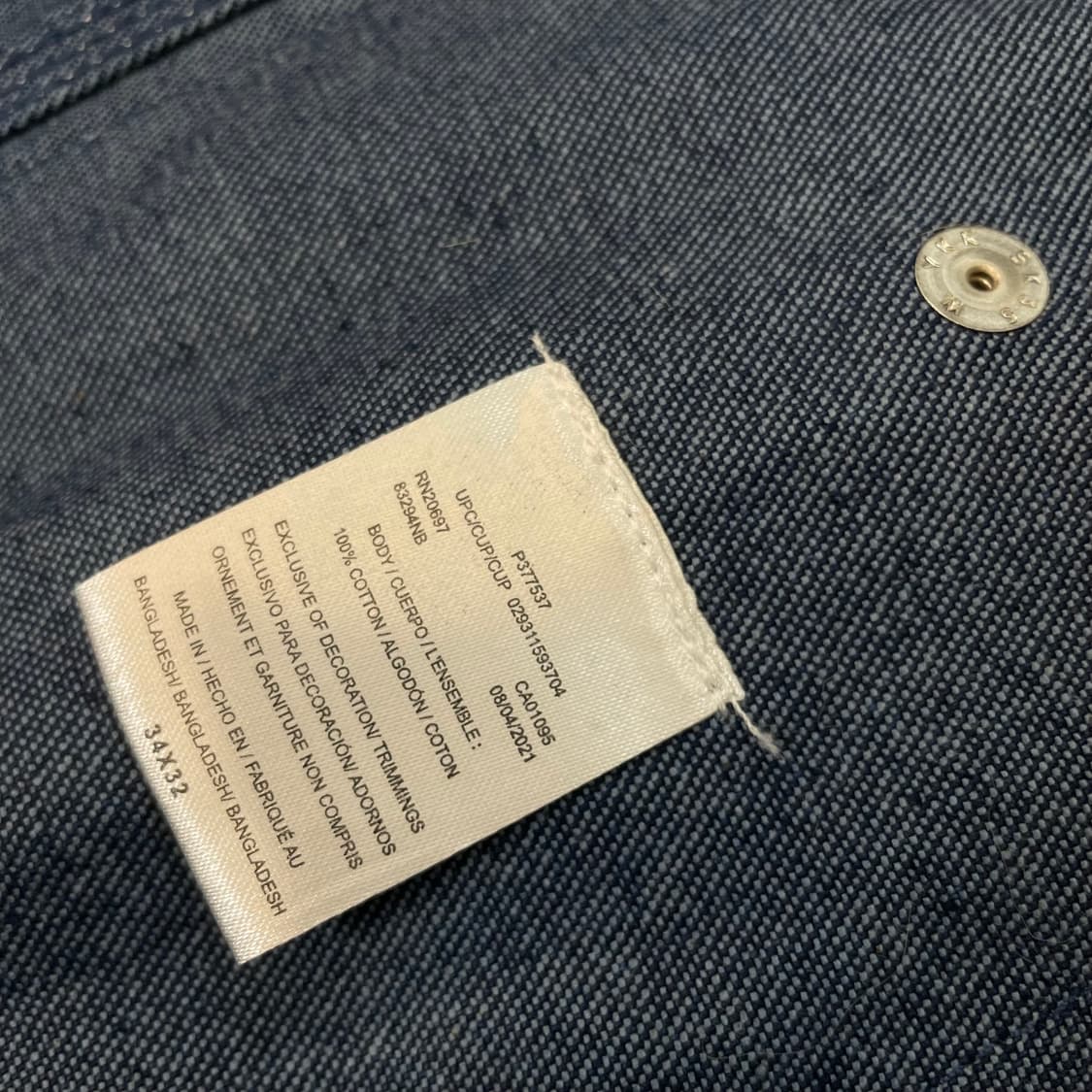 dickies 디키즈 데님 오버롤 34 상품이미지5
