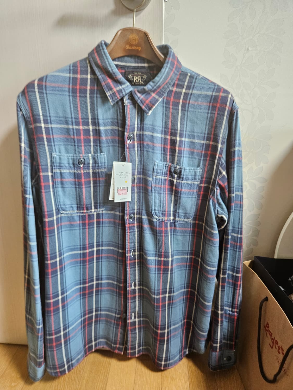 rrl 체크셔츠 L 상품이미지1