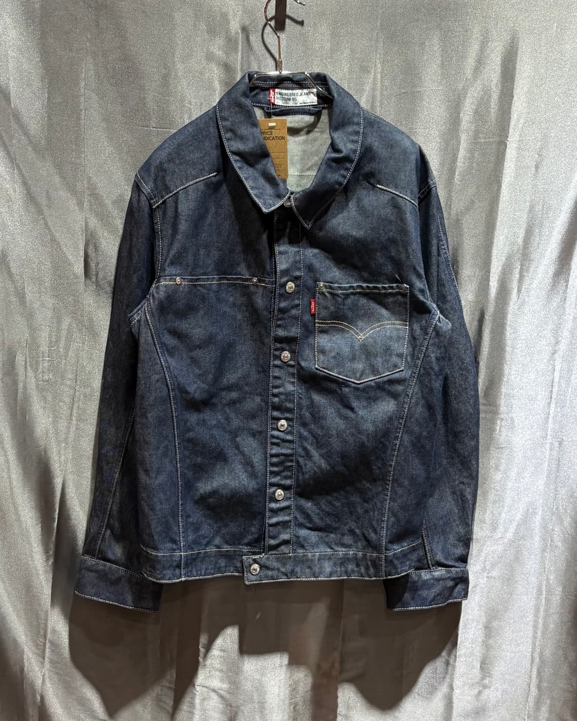 M LEVIS 리바이스 엔지니어드진 원포켓 데님자켓 상품이미지2