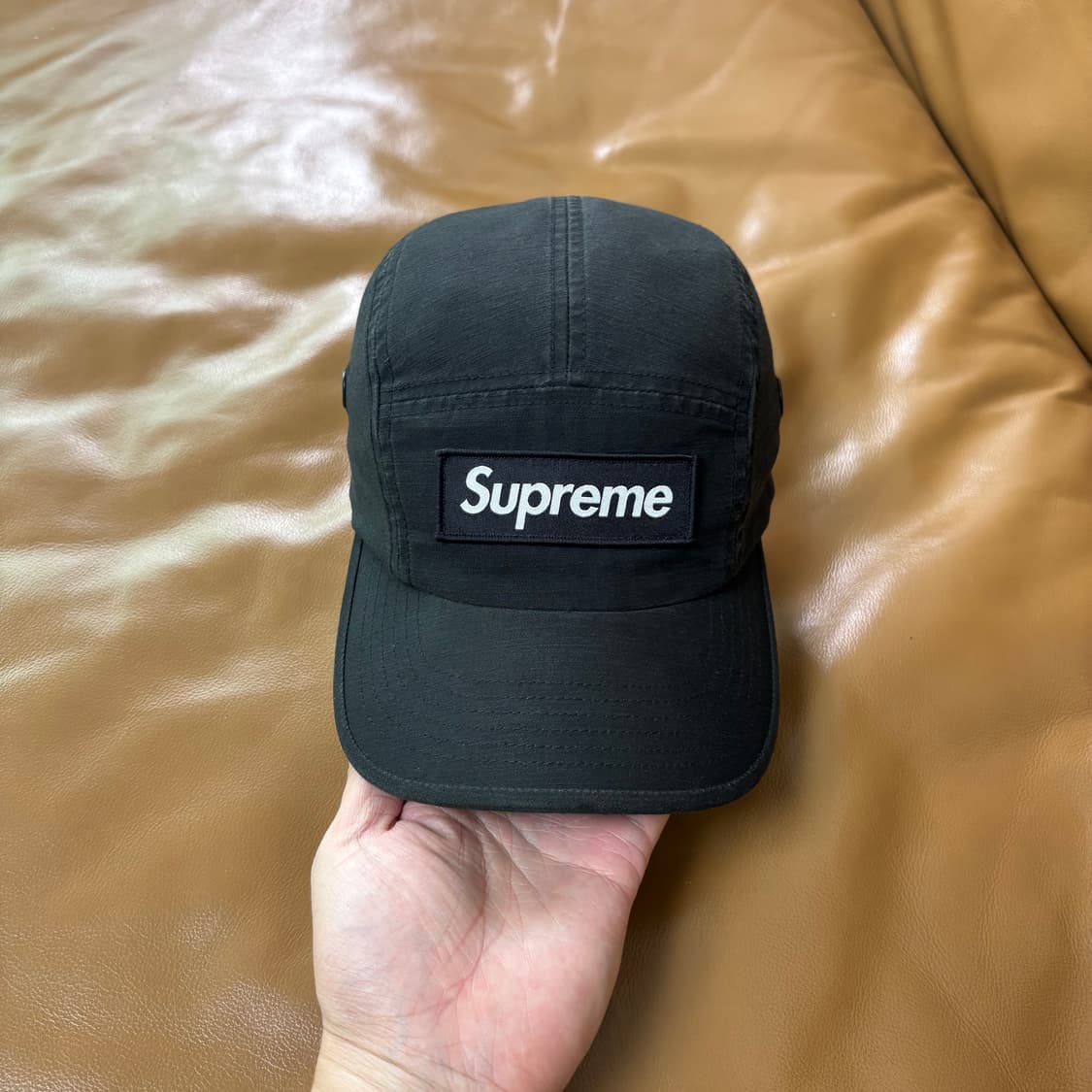 Supreme 슈프림 23ss 밀리터리 워시드 블랙 캠프캡 모자 상품이미지2