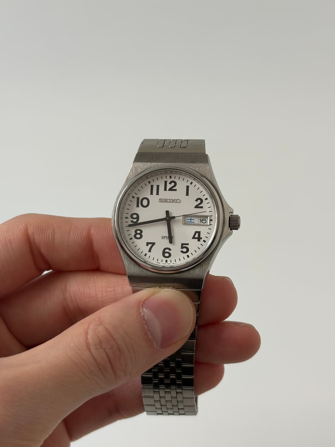 1990s Spirit Arabic Index Silver Quartz  상품이미지2