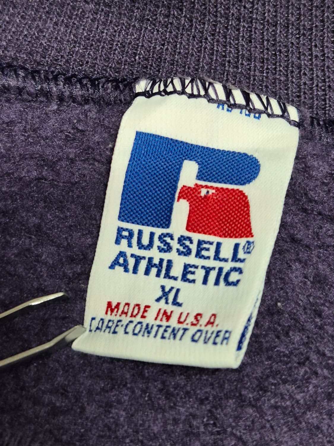 [XL] 90s US Made 러셀 퍼플 스웻 -323 상품이미지3