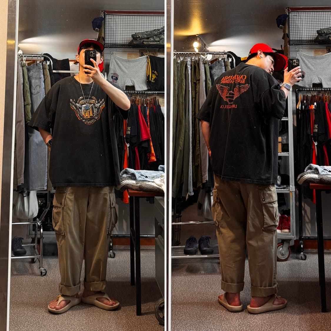 Harley Davidson T-Shirt Made In USA 4XL 상품이미지3