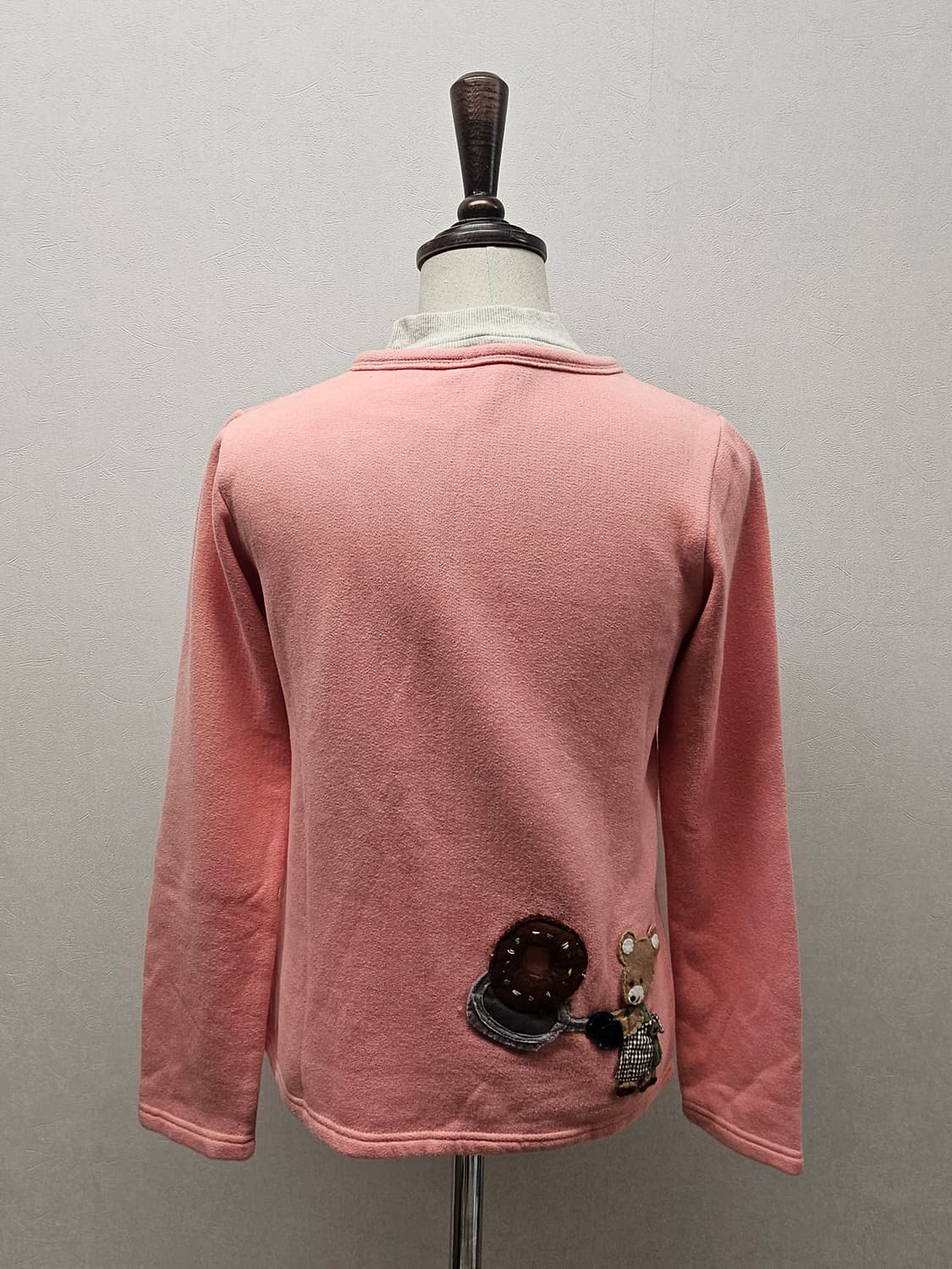 퍼스트원 빈티지 약기모 쿠킹클래스 곰순이 패치 티셔츠 S 44 상품이미지6