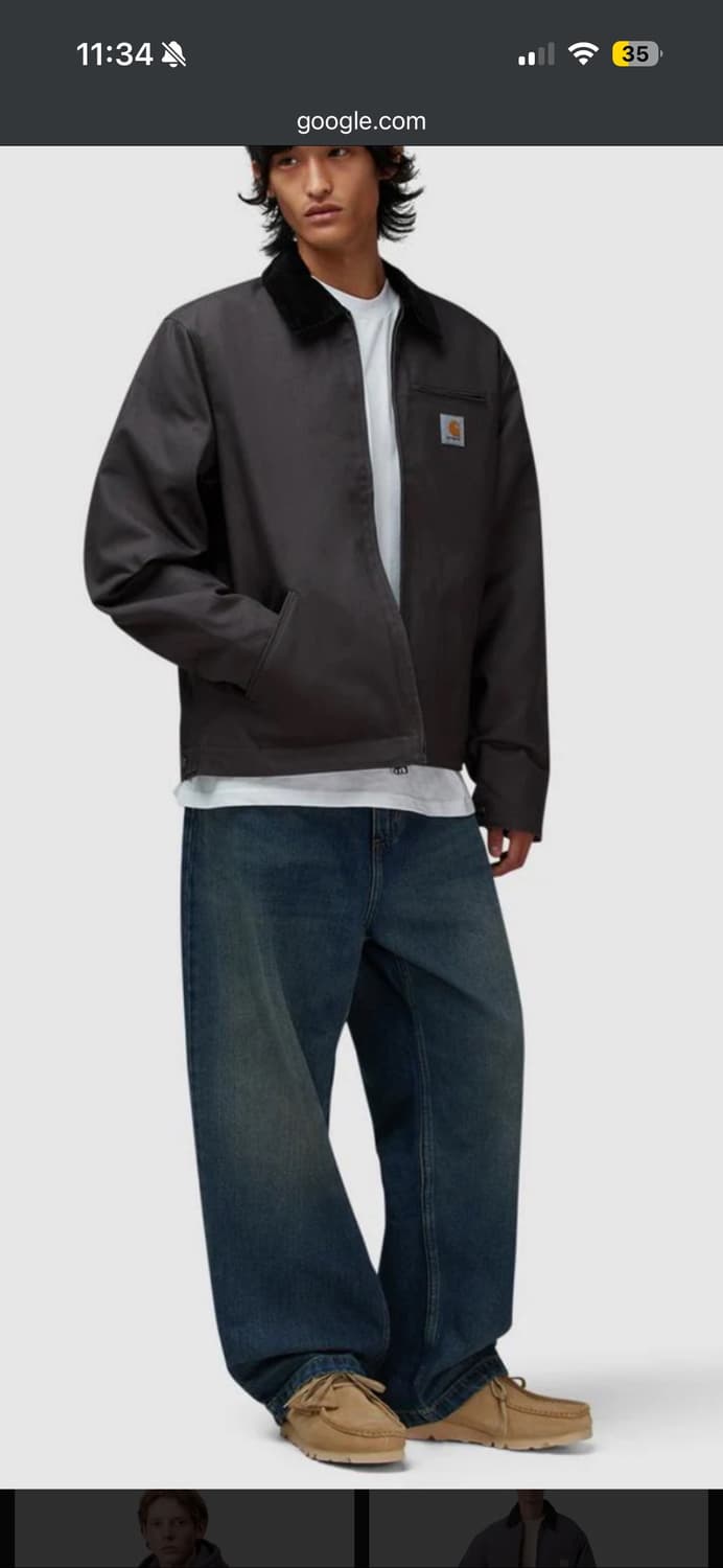 구매))칼하트 디트로이트 자켓 그래파이트 블랙 리지드 삽니다 상품이미지2