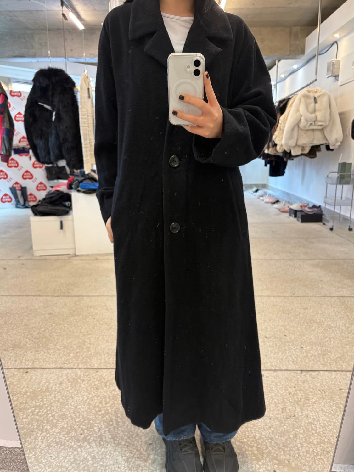 Workshop by Yohji Yamamoto Long Black Wo 상품이미지1