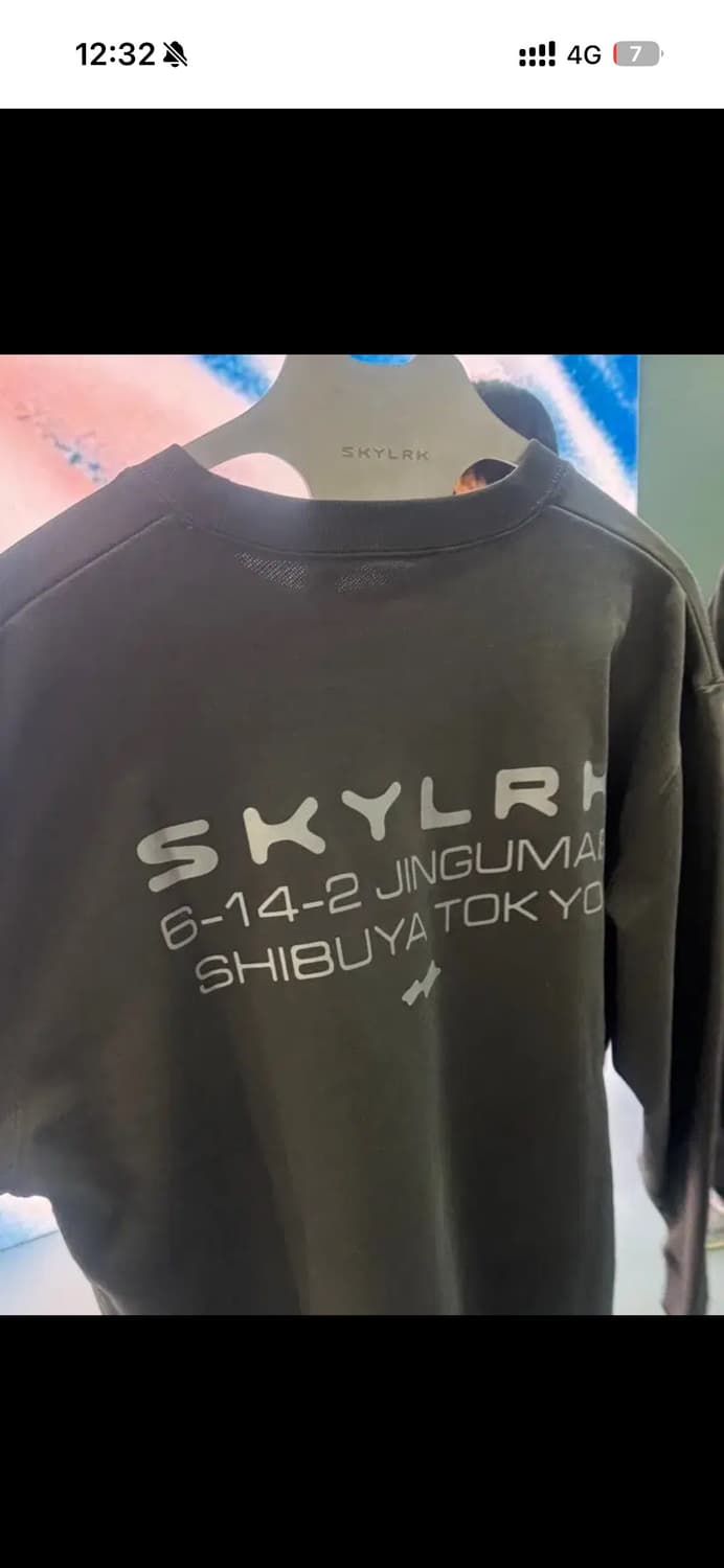 L사이즈) SKYLRK 스카이라크 도쿄 익스클루시브 크루넥 상품이미지2