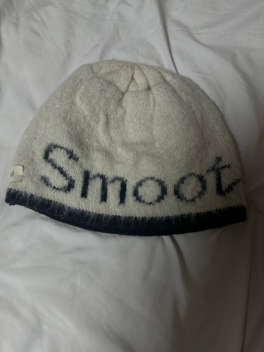 스무드무드 루미 로고 비니 크림 상품이미지2