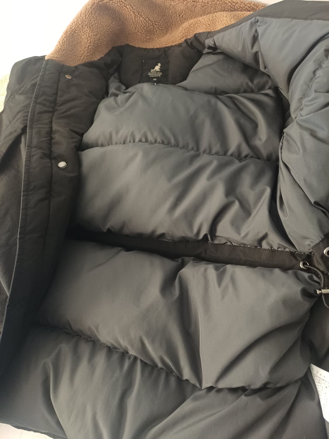 캉골 키즈 보아퍼 덕다운 점퍼 (155사이즈) 상품이미지9