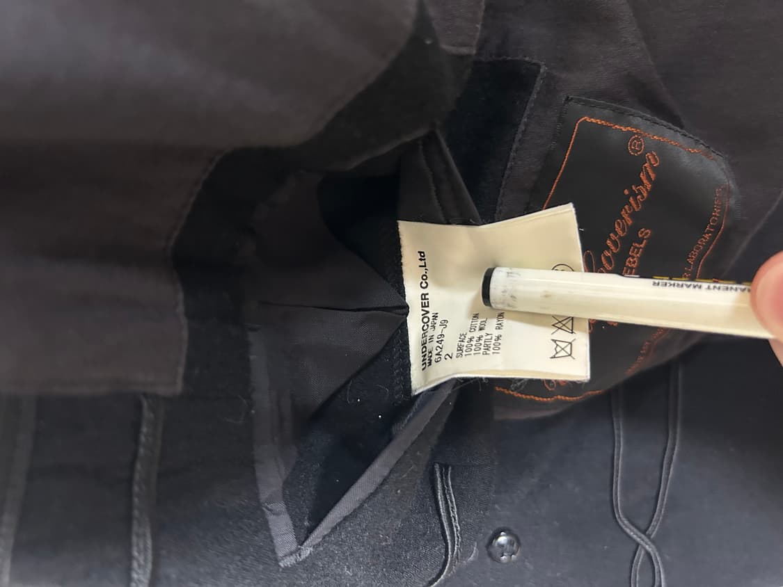 언더커버 06aw guruguru 나폴레옹 블레이저 자켓 상품이미지5