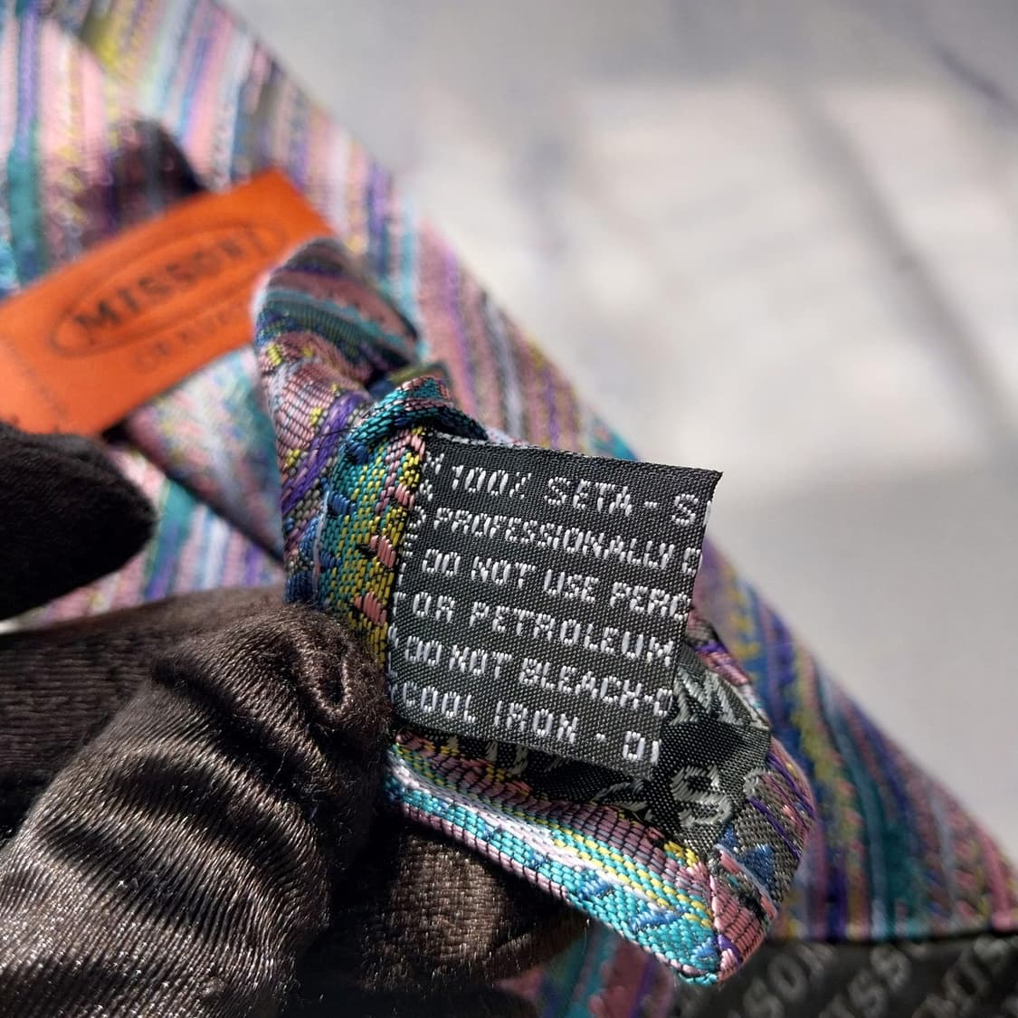 미쏘니 넥타이 퍼플 멀티 스트라이프 10cm A+등급 K2204
 상품이미지9