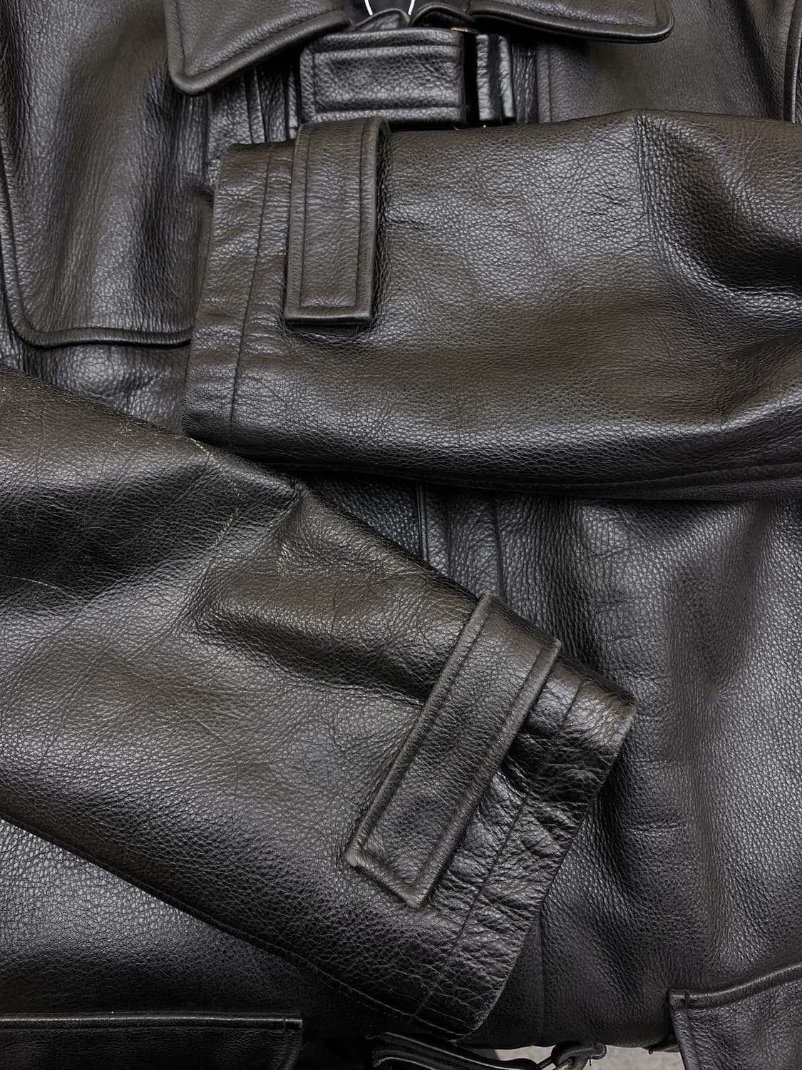 에디바우어 카우 레더 버클 코트 상품이미지7