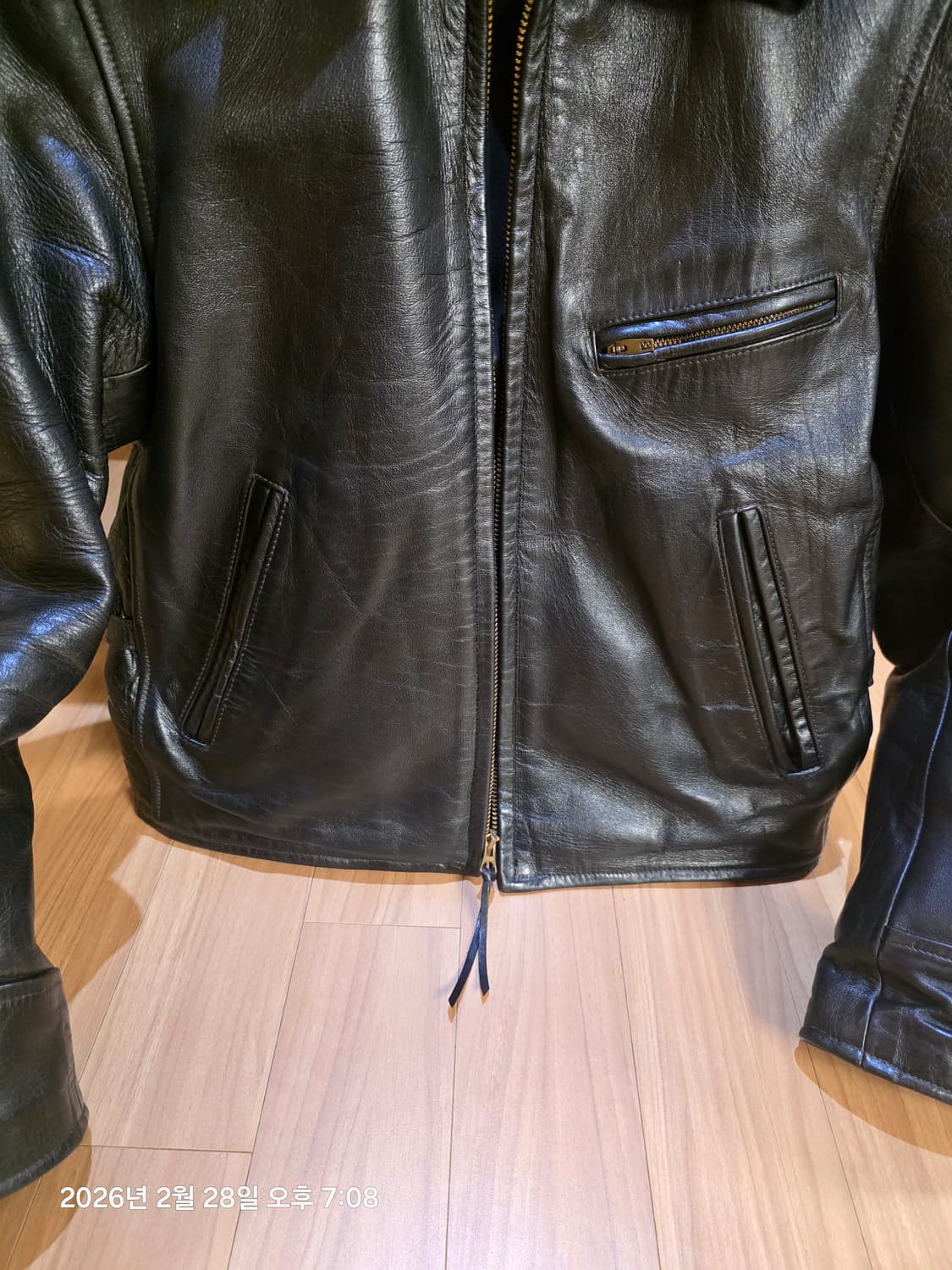 [Lost Worlds] 로스트 월드 호스하이드 가죽 자켓 (사이즈 38 상품이미지3