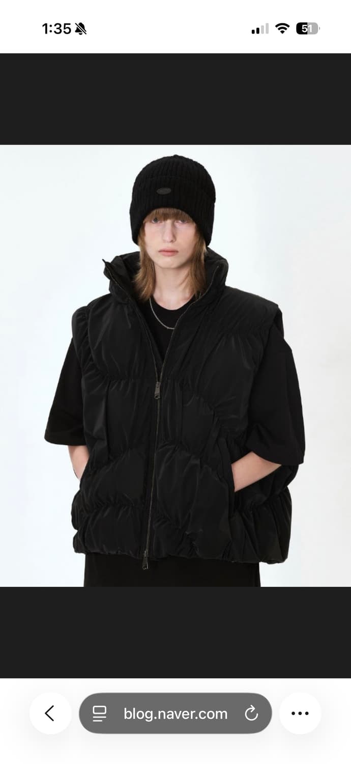 아더에러 아렌패딩조끼 L사이즈 상품이미지1