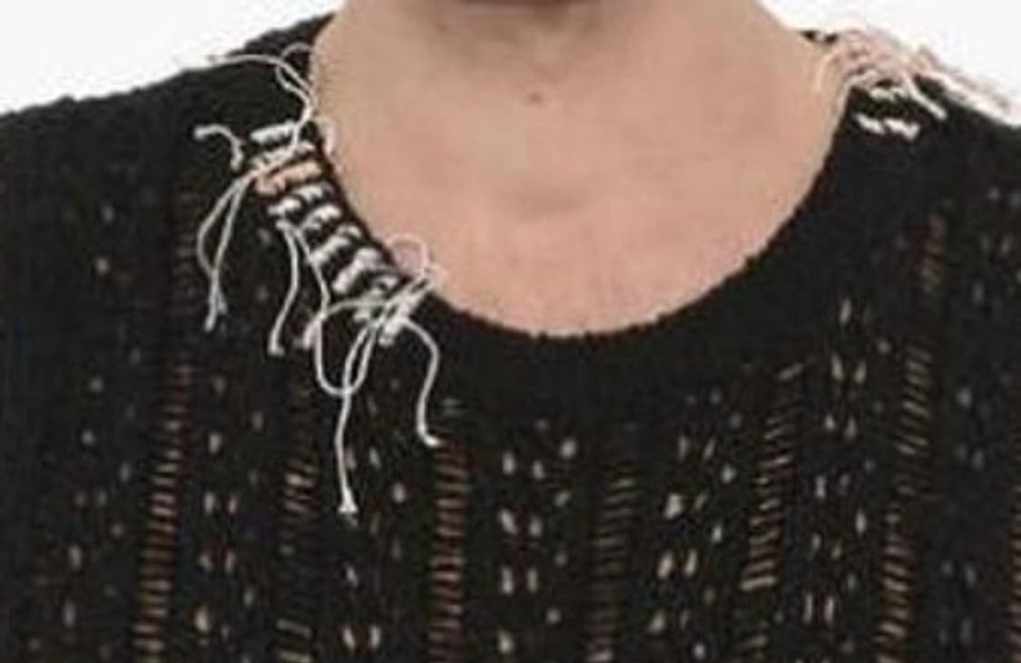 앤더슨벨 프린지 디테일 니트 베스트 상품이미지2