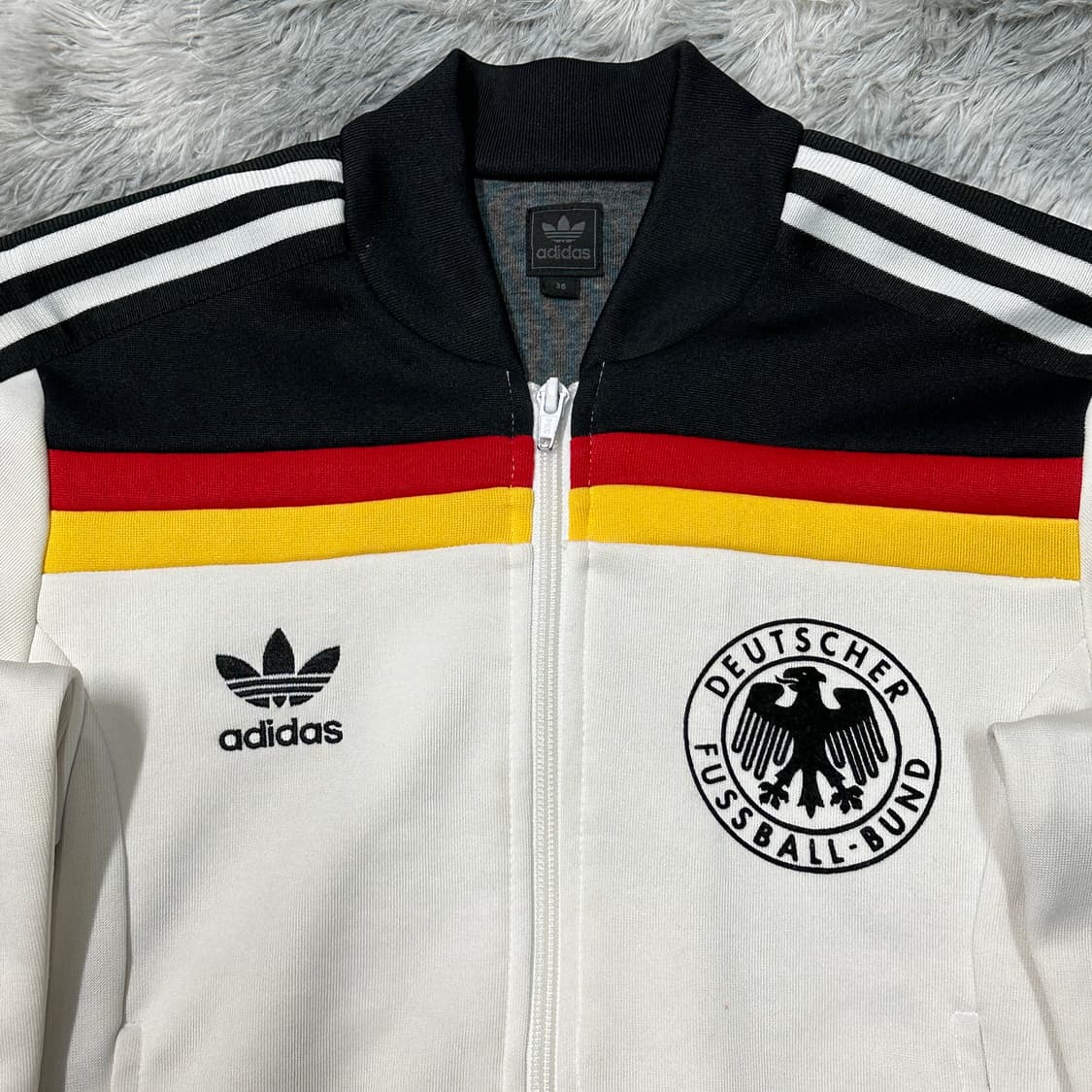 아디다스 독일 국대 트랙탑 화이트 져지 상품이미지2