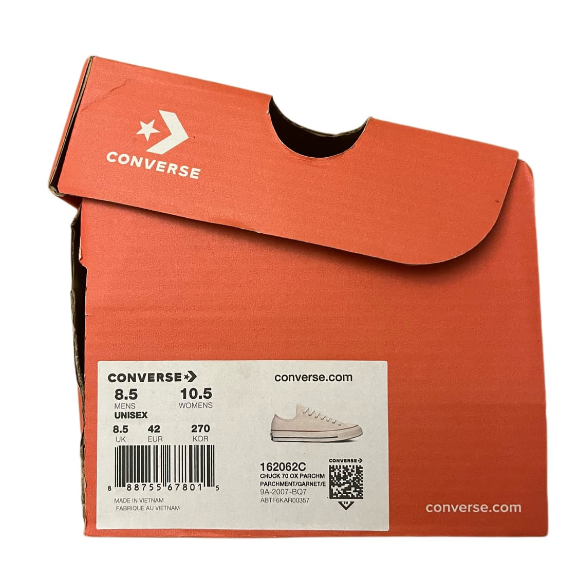 컨버스 척70 로우 파치먼트 270 새상품 상품이미지4