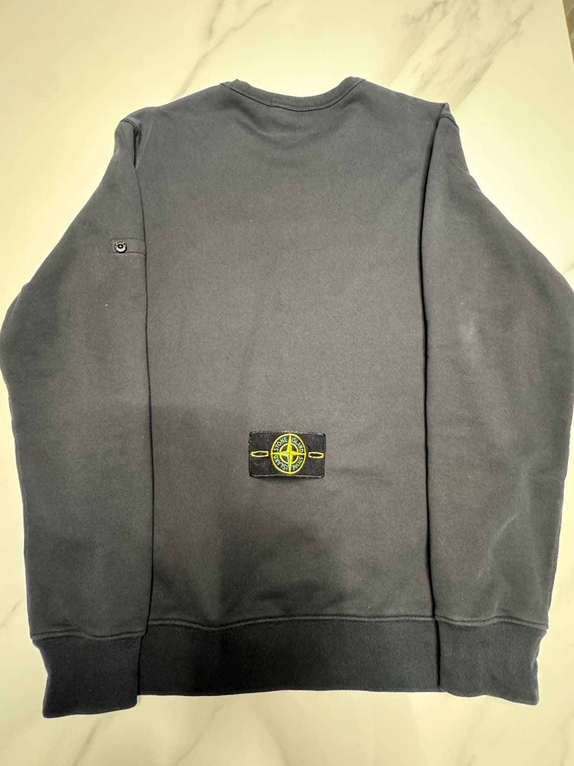 [L]스톤아일랜드 크루넥 블랙 맨투맨 상품이미지6