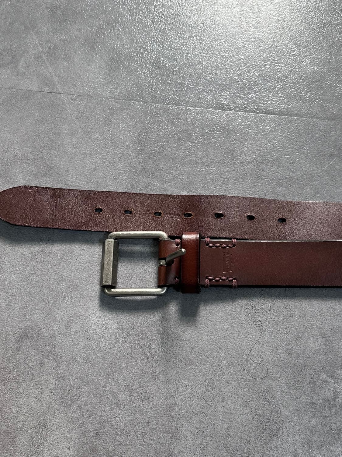 리바이스 브라운 레더 벨트 (vac.02) 상품이미지1