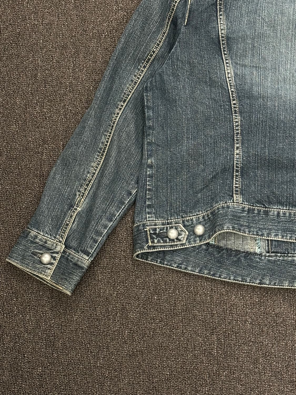 OS)Japanese vintage 여성 데님 자켓 상품이미지5