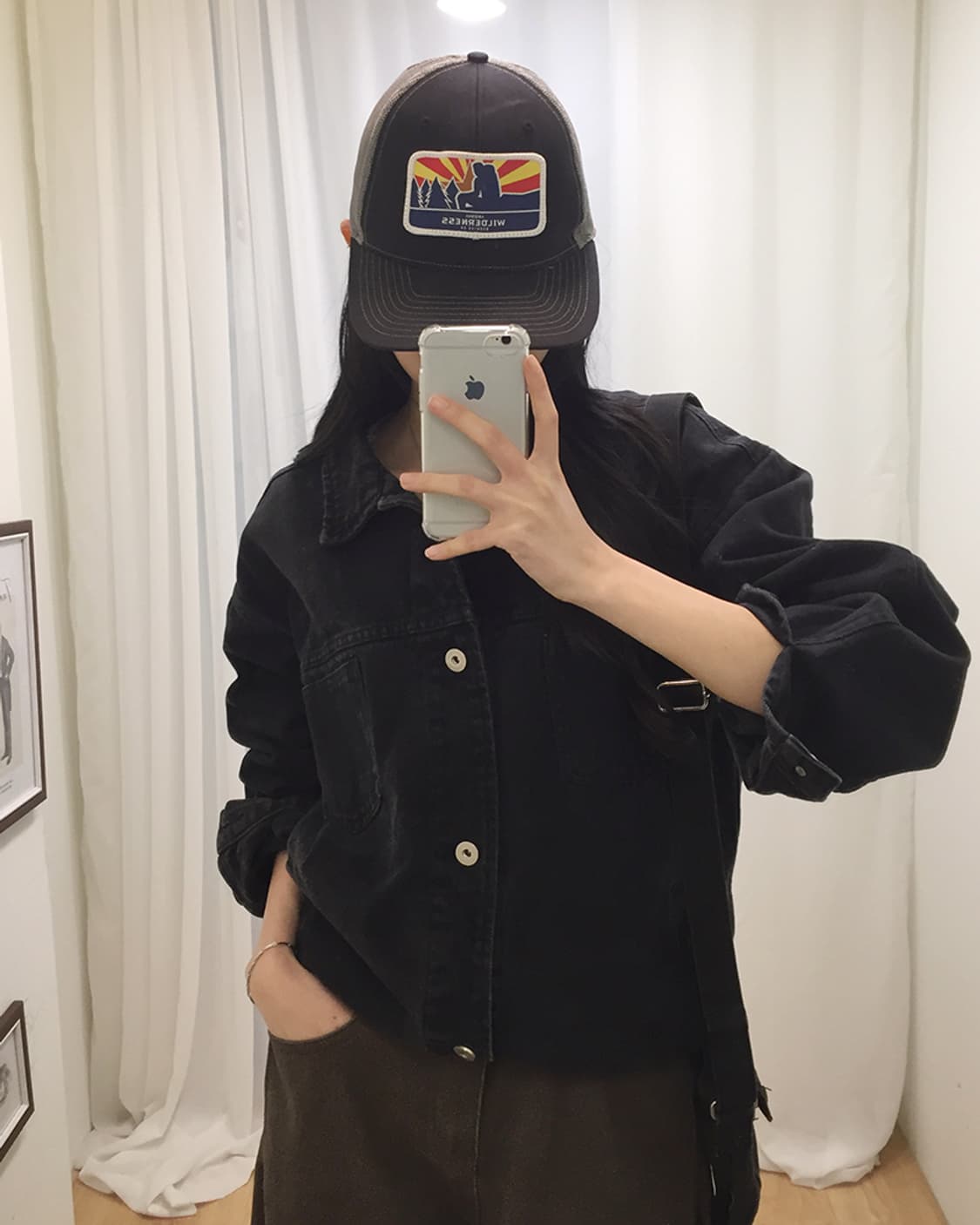 Women Partimento Denim Jacket 105 상품이미지4