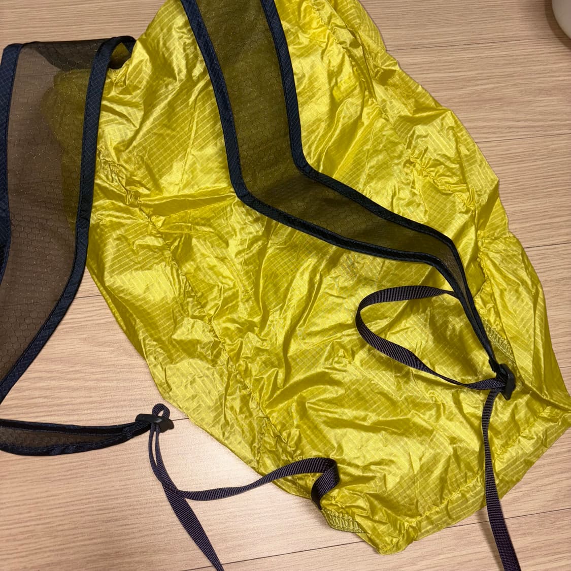 1회 착용)몽벨 버사라이트팩 15 옐로우 상품이미지5