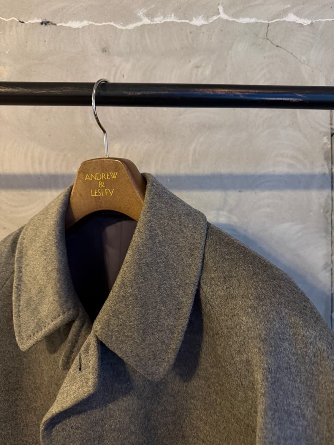 레저앤비즈니스 캐시미어 코트 100 상품이미지9