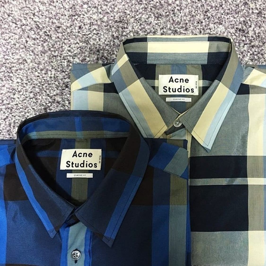 [46, 48] 아크네 스튜디오 이셔우드 체크 셔츠 상품이미지1