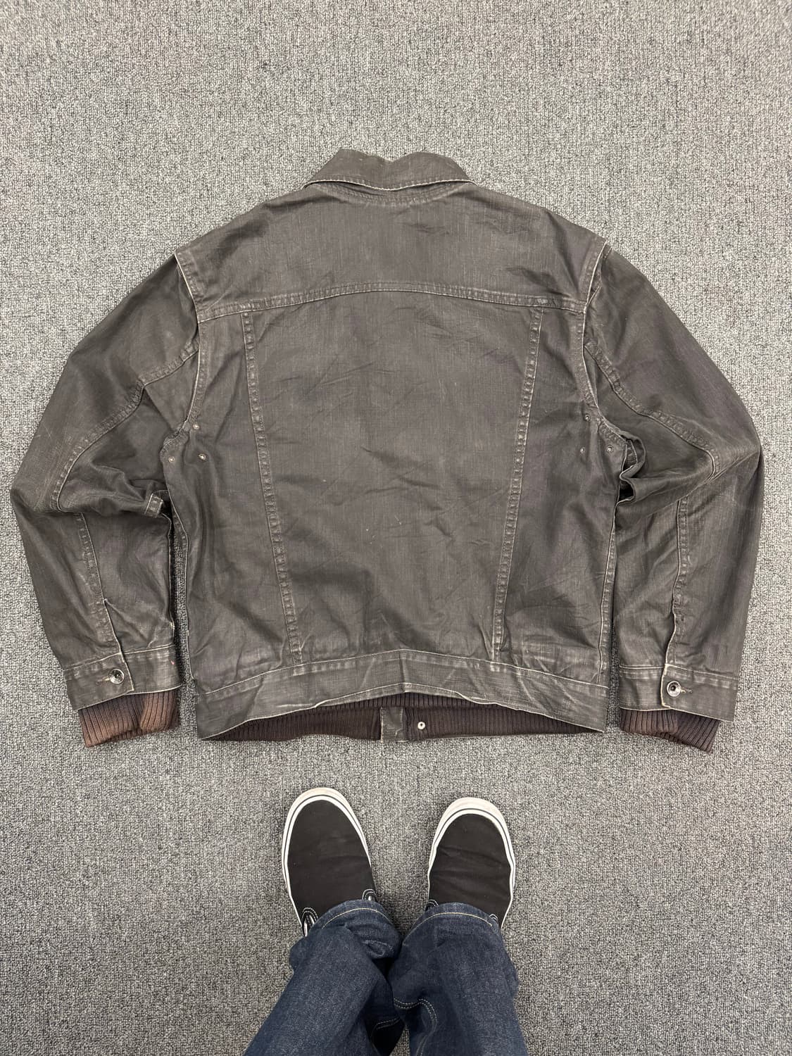 리바이스 빈티지 니트 레이어드 봄버자켓 상품이미지6