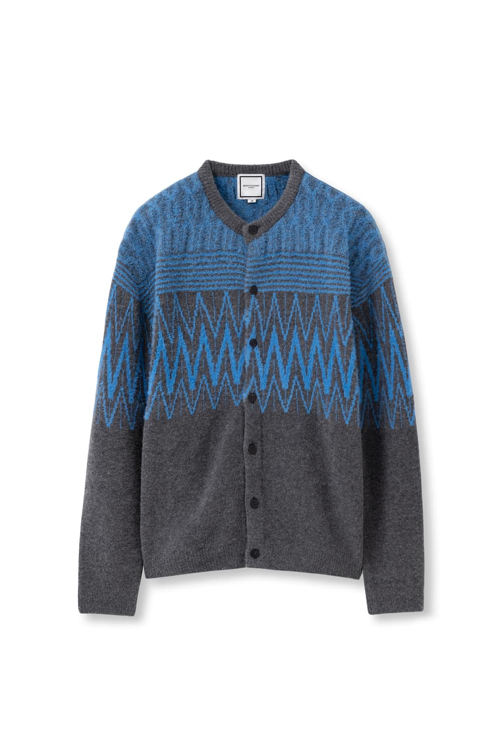 [구매] 우영미 / 25fw 그레이 지그재그 니트 가디건 46 상품이미지1