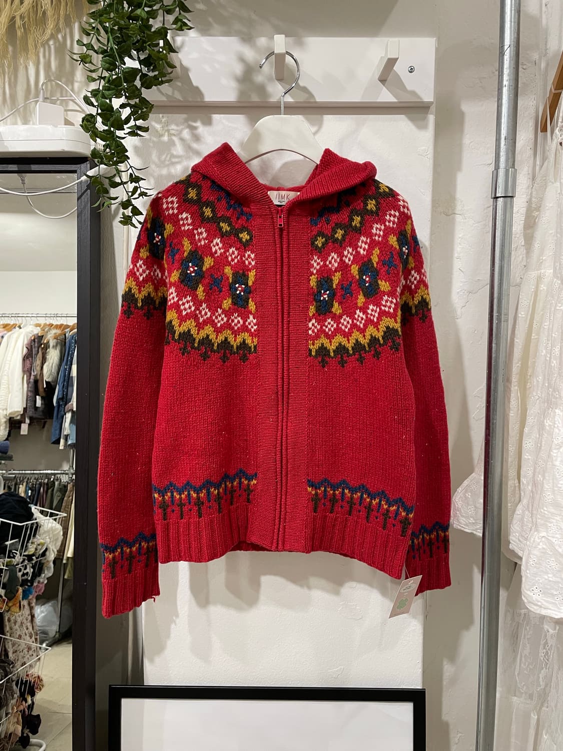 미쉘클랑 노르딕 니트 후드집업 상품이미지7